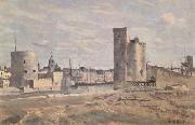 Jean Baptiste Camille  Corot La Rochelle (mk11) painting